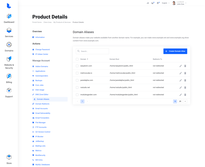 Lagom WHMCS Client Theme - cPanel Extented for WHMCS Module Integration - Gallery Fourth Image