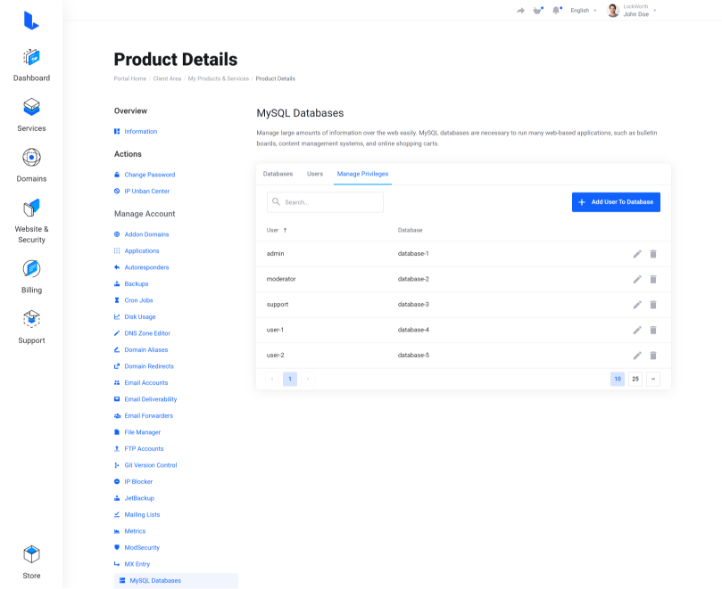 Lagom WHMCS Client Theme - cPanel Extented for WHMCS Module Integration - Gallery Sixth Image