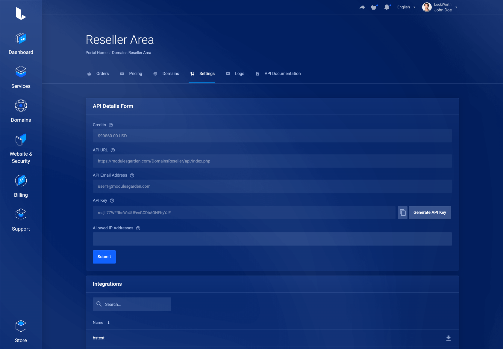 Lagom WHMCS Client Theme - Domains Reseller for WHMCS Module Integration - Futuristic Style