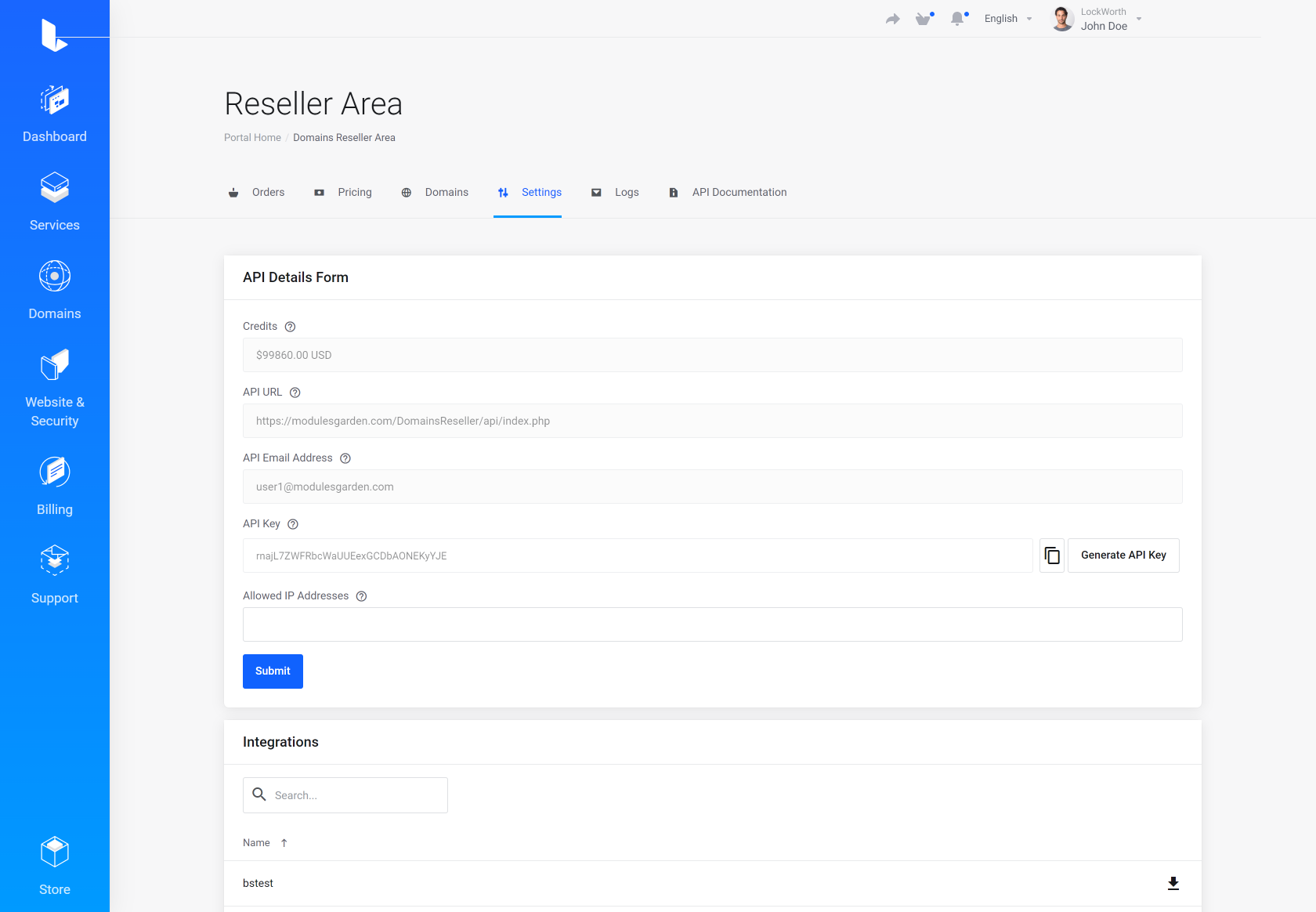 Lagom WHMCS Client Theme - Domains Reseller for WHMCS Module Integration - Depth Style