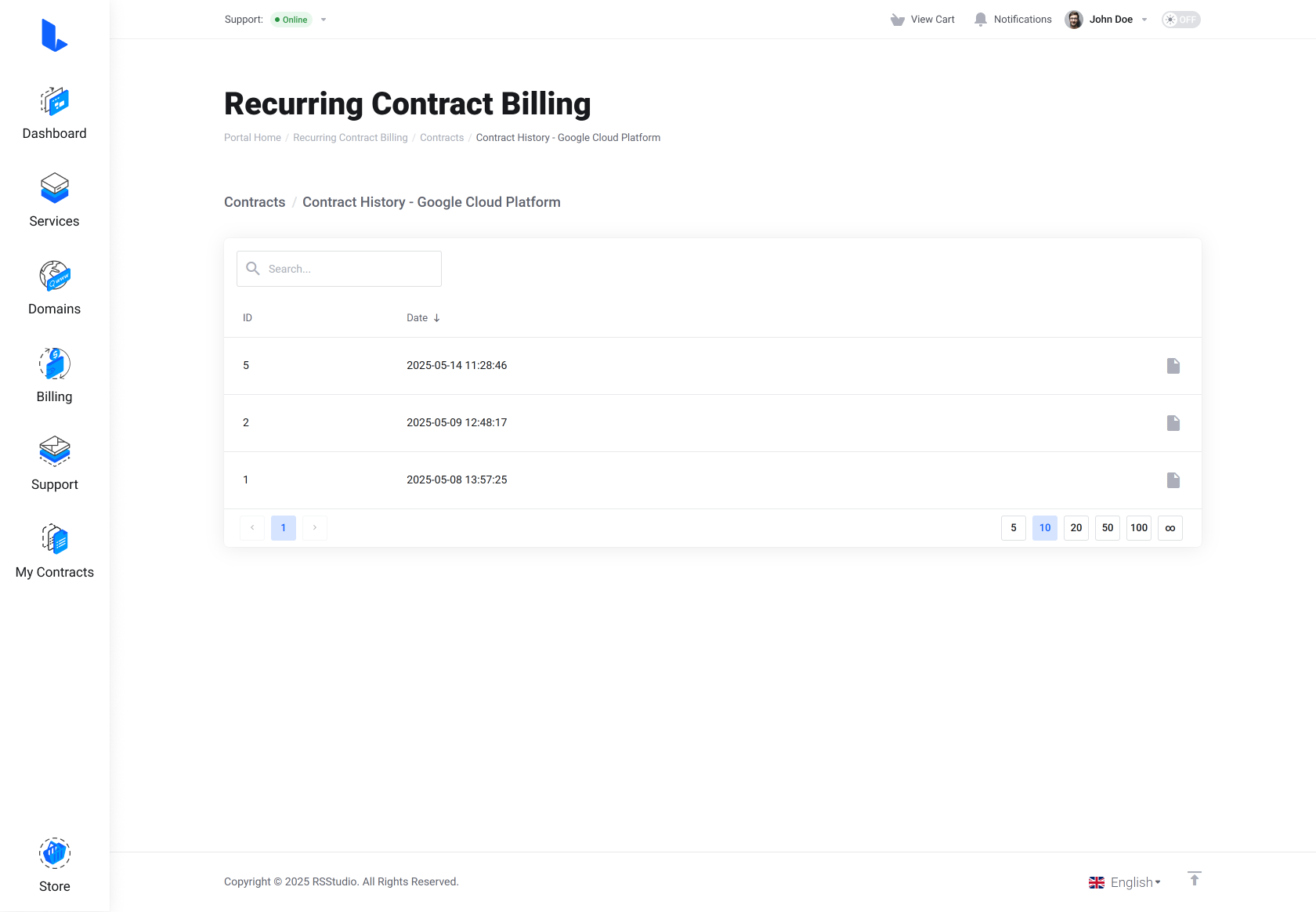 Lagom WHMCS Client Theme - Recurring Contract Billing for WHMCS Module Integration - Modern Style