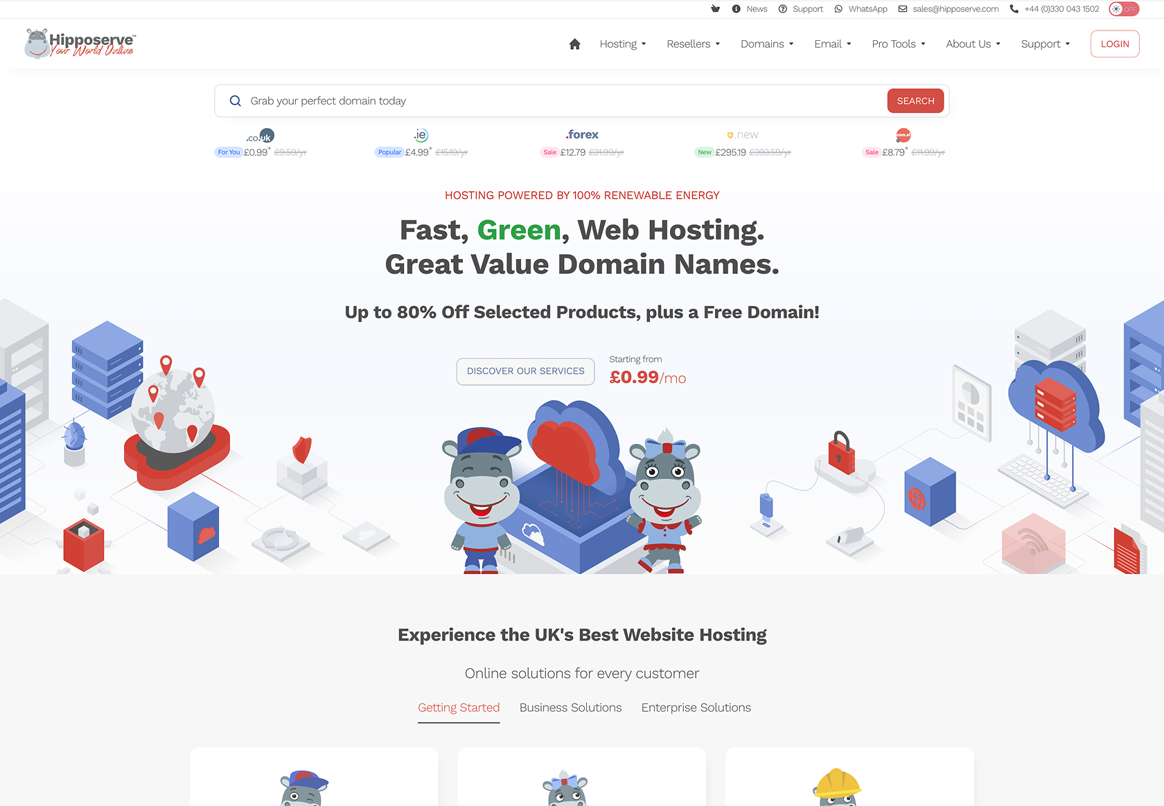 Hipposerve Customer Success Story with Lagom WHMCS Products - Great Value Domain Names