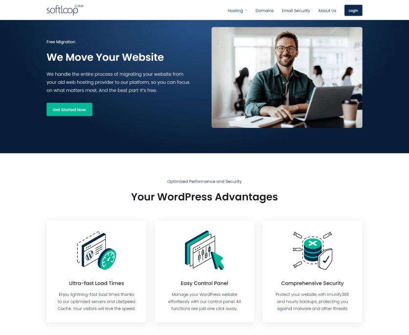 Softloop Customer Success Story with Lagom WHMCS Products - Move your Website