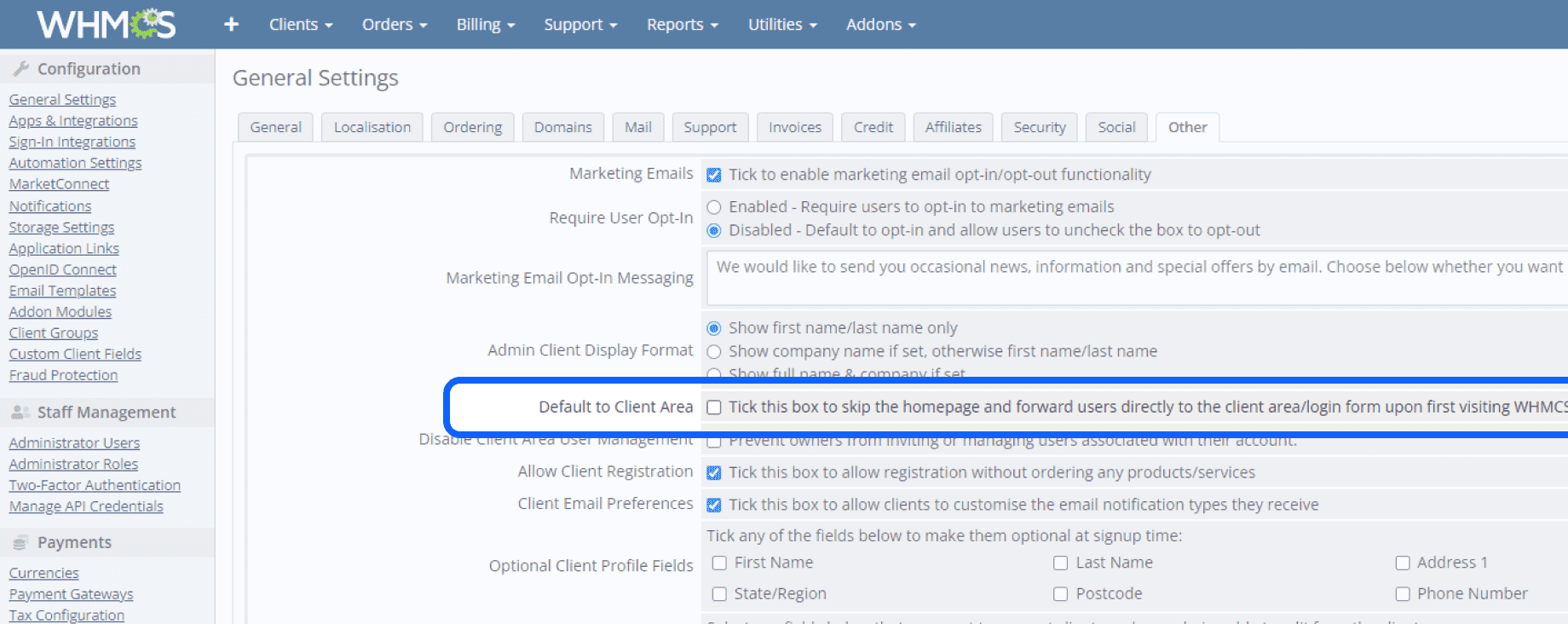 Configuring Sign-In using Facebook - WHMCS Documentation