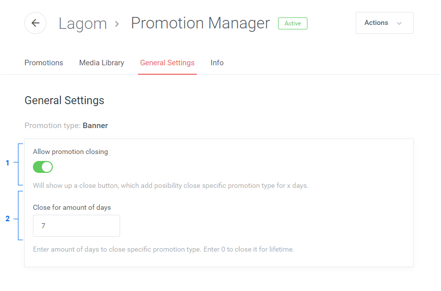 Promtion Manager for Lagom WHMCS Theme - 