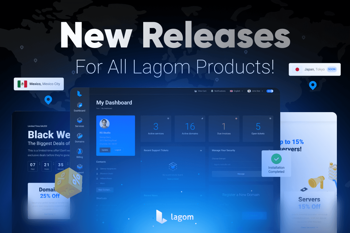 Lagom WHMCS Products Fully Upgraded with New Releases for All - Lagom ...