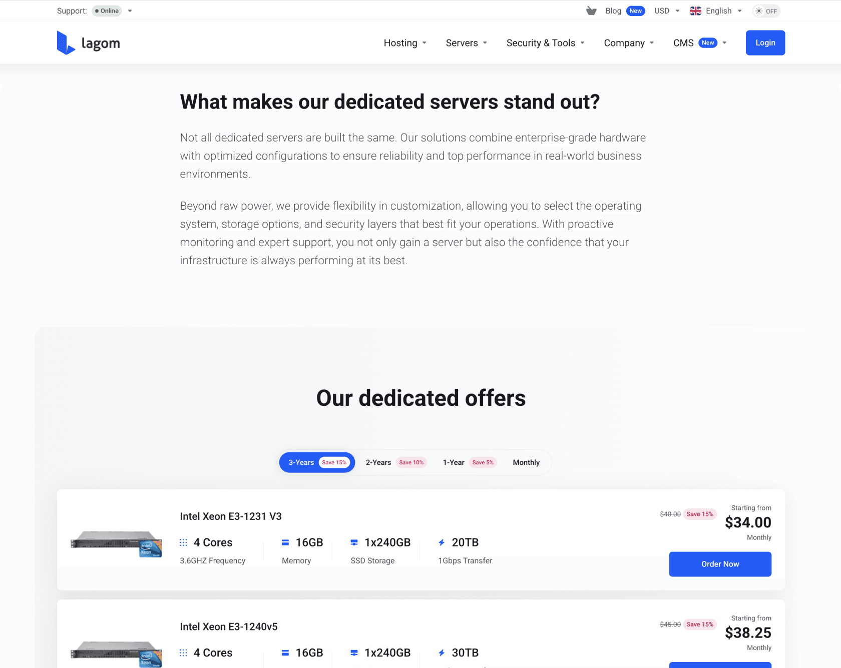 Lagom WHMCS Website Builder 1.2.0 - Website Sections
