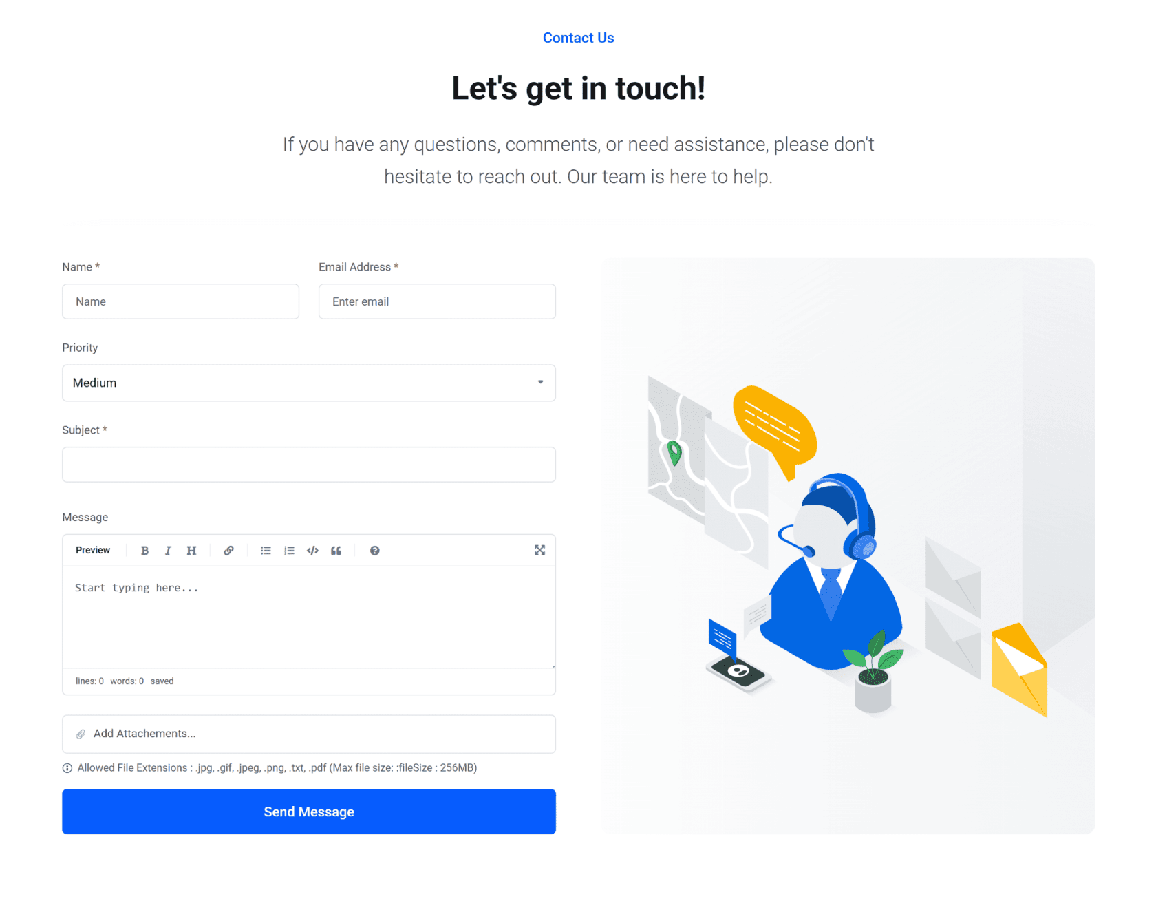 Lagom WHMCS Website Builder 1.2.0 - WHMCS Contact Form